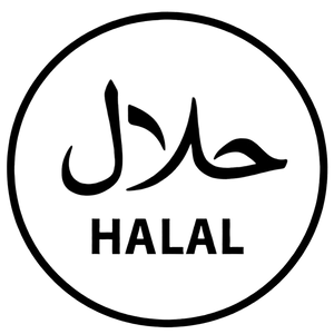 Halal Badge Black