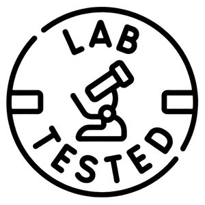 Lab Tested Badge Black