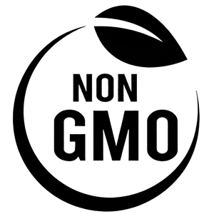 Non GMO Badge Black